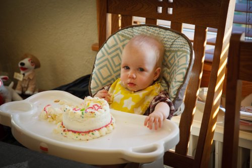 Eating cake is serious business